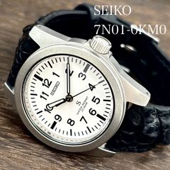 メンズ SEIKO サス SUS クロノグラフ クォーツ 腕時計 ブラック 訳アリ