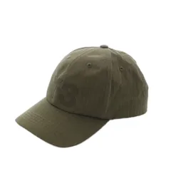 ワイスリー Y-3 RIPSTOP CAP 帽子 キャップ 58cm 緑 カーキ ストライプ柄 ロゴ GT6382 /RI ■OSのサムネイル