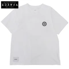 (W)TAPS　ダブルタップス　コットン 半袖 Tシャツ トップス メンズ ホワイト X 01 241ATDTーCSM27 24年　X 01のサムネイル