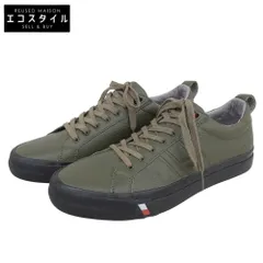 TOMMYHILFIGER　トミーヒルフィガー　美品 レザー ローカットスニーカー シューズ メンズ カーキ 25cm FM0FM02373　40(EU)のサムネイル