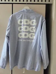 CDG コム・デ・ギャルソン ストライプ コーチ ジャケット シャツのサムネイル