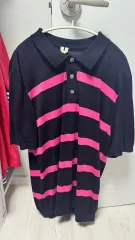 アーケット ニット ストライプ ポロ Tシャツのサムネイル