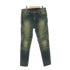 ウノピュウノウグァーレトレ 1PIU1UGUALE3 MRP241 SHIRRING BIKER PROGRESSIVE DENIM デニムパンツ ジーンズ テーパード 5 ブルー /HK ■OS ■SHのサムネイル