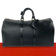 ルイヴィトン LV エピ キーポル45 ボストンバッグ 大容量 ノワール