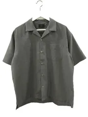 スリック SLICK ウーステッド エアリー オープンカラーシャツ チャコール size1のサムネイル