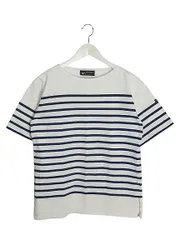 セントジェームス SAINT JAMES ボーダー 半袖 カットソー ボートネック 44 ブルー Tシャツ トップスのサムネイル