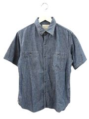 ロロ様専用 美品/フルカウント4821 シャンブレーシャツブラック38