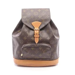 ルイ・ヴィトン LOUIS VUITTON リュックサック バックパック モンスリMM M51136 PVCコーティングキャンバス レザー モンスリMM レディース Used Bのサムネイル