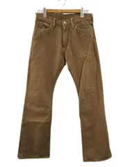 ザ フラットヘッド THE FLAT HEAD カラーデニムパンツ ブーツカット ブラウン 茶色 W32 L38 綿 コットン ボトムスのサムネイル