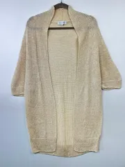 【中古品】 MOGA モガ SUMMER KNIT CARDIGAN B0226BKD357 サマーニット カーディガン トップス 【178-260719-kk-02-hon】のサムネイル