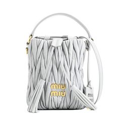 ツ*ネ様 miu miu マテラッセ ショルダーバッグバケットバッグ 巾着 