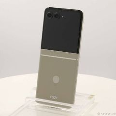 motorola razr 50s サンドクリーム 本体 - メルカリ