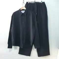 SS新作) サテン スラブ シャツ セット 3color M Lのサムネイル