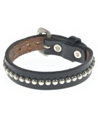 WOLF'S HEAD/ワコマリアSTUDSLEATHERWRIST BAND - メルカリ