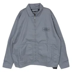 NEIGHBORHOOD ネイバーフッド 22AW 222TSNH-JKM03 FRONT ZP JK.EC バックロゴプリント フロントジップジャケット グレー系 XL【極上美品】【中古】のサムネイル