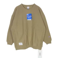WTAPS ダブルタップス Champion チャンピオン 21AW C8-U037 Champion チャンピオン CREW REVERSE WEAVE リバースウィーブ クルーネック スウェット ベージュ系 L【新古品】【未使用】【中古】のサムネイル