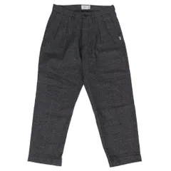 WTAPS ダブルタップス 20AW 202TQDT-PTM06 TUCK TROUSERS WOOL TWEED TEXTILE タック トラウザーズ ウール ツイード パンツ ブラック系 1【中古】のサムネイル
