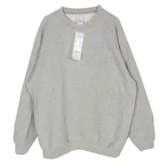 COMOLI コモリ 23AW Y03-05002 コットン吊裏毛クルーネック スウェット トレーナー グレー系 4【中古】のサムネイル