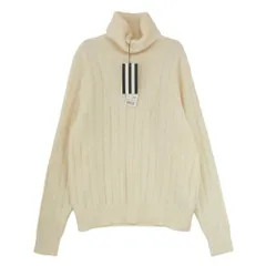 AMI PARIS アミパリス H18K204.004 Alexandre Mattiussi アレクサンドル マテュッシ タートルネック ニット セーター ホワイト系 S【極上美品】【中古】のサムネイル