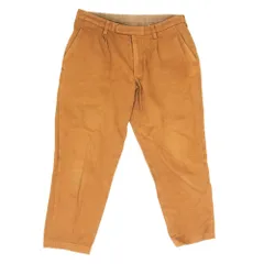 kolor カラー 14AW 14WCM-P16113 オックスクロップド コットン パンツ ブラウン系 3【中古】のサムネイル