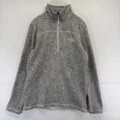 古着 ザ・ノースフェイス THE NORTH FACE ニット ハーフジップ プルオーバー ベターセータータイプ トレーナー フリース S  グレー メンズのサムネイル