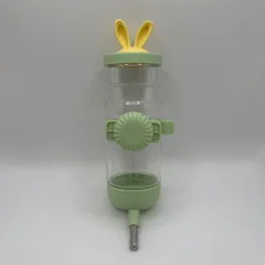 【全4色】小動物用 給水器 550ml ケージ取り付けタイプ グリーン×イエローのサムネイル