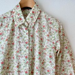 極美品！Frank&Eileen リネン リバティ 長袖 スキッパー シャツ L 