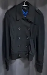 Tommy Hilfiger トミーヒルフィガー レディース ブラック ショート ピーコートのサムネイル