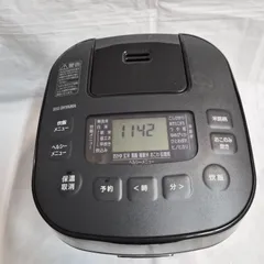 【未使用品】アイリスオーヤマ ジャー炊飯器 3合 ブラック RC-MEA30-B 2022年製  取扱説明書有りのサムネイル