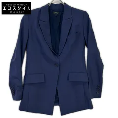Theory　セオリー　01-9904108 ブルー Traceable Wool Etiennette B Blazer  テーラードジャケット　2のサムネイル