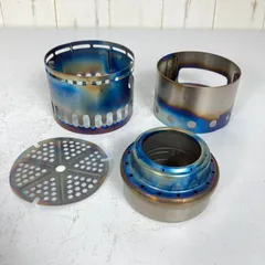 📦️OneSize グレー系 Evernew ( エバニュー ) アルコール ストーブ スタンド DX セット Alcohol Stove Stand DX Set チタン クックウェア バーナー ストーブ z00060038  バーナーのサムネイル