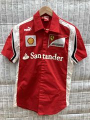 フェラーリ F1チーム スタッフ用 ビットシャツ チーム 支給品 イタリア