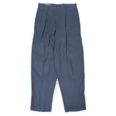 バナナリパブリック Banana Republic 90s 90年代 2タック リネントラウザー SAFARI＆TRAVEL 旧タグ バナリパ USA ヴィンテージ 古着 メンズ パンツ ネイビー / ブルー W31 L32【中古】のサムネイル