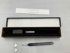 HASE硝子工房】 ストライプ ガラスペン ピンクパープル - メルカリ