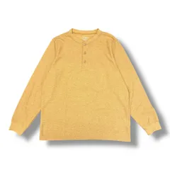 L.L.Bean ワッフルヘンリーネックカットソー 長袖Tシャツ エルエルビーン 505305 ライトブラウン L （18923M）のサムネイル