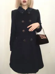 AXES FEMME アクシーズファム ロイヤルギャル ロマンティック ネイビー コートのサムネイル