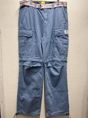 HYSTERIC GLAMOUR GUESS JEANS Cargo Pants, Shorts, Blue, Detachable Belt, Men's, W32