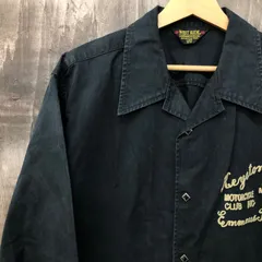 WEST RIDE ウエストライド 刺繍 ワーク ジャケット ブラック メンズ Lのサムネイル