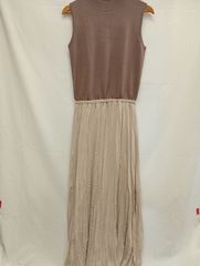 [ MURUA ] ワンピース | フェミニン風 | グレイ系 | レディース [ No.A900047 ]  ●ムルーアロングワンピース● グレイ系/|女性物古着