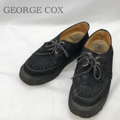 GEORGE COX 英国製 チャッカーブーツ レザー クレープソール 黒 9