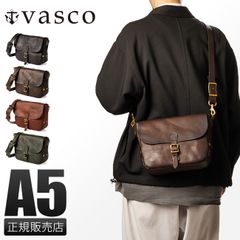 VASCO VS-240L ブラック茶芯 レザー ショルダーバッグ 美品 - メルカリ