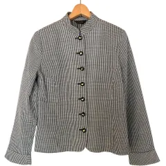 マダムジョコンダ MADAM JOCONDE ジャケット 長袖 千鳥格子 11サイズ モノトーン 1017990のサムネイル