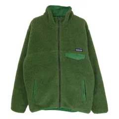 patagonia パタゴニア Reversible Snap-Zip Jacket リバーシブル スナップ ジップ ジャケット グリーン系 サイズ表記無【中古】のサムネイル