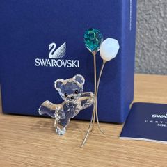 Swarovski クリスタル ベア 風船 置物 - メルカリ