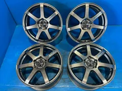 【美中古】ENKEI　Performanceline  PF07　17インチ　7.5J　+45　5/114.3　４本　レヴォーグ　90ノア　VOXY　セレナ　スイフト　STEPWGN　などのサムネイル