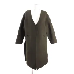 デミルクス ビームス Demi-Luxe BEAMS ウール コート ロング 36 カーキ アウター ■FFのサムネイル