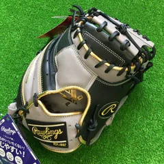 ローリングス 少年軟式用キャッチャーミット ブラック×グレー GJ6FHTC2ZWのサムネイル