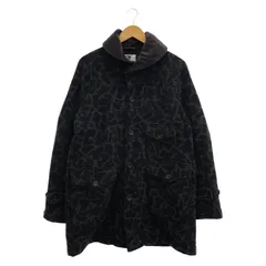 【中古】engineered garments ウールハンティングジャケット サイズS カモ柄 エンジニアードガーメンツ ブラック グレー パープル[17]のサムネイル
