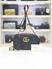 Gucci GG Marmont Matelassé Small Chain Crossbody Bag 447632