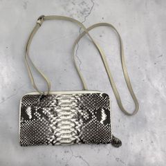 希少 オーストレッグ ミニボストンバッグ 本革 花チャーム ダーク